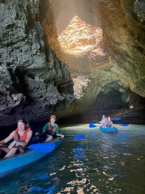 Benagil: Guided Kayak Tour inside caves and Praia da Marinha - Timing and crowds: picking your departure time like a pro