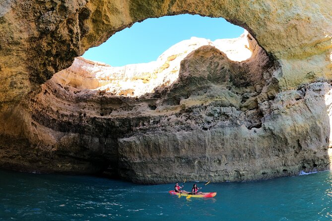 Benagil Kayak - Route overview: the Benagil cave area plus two famous beach stops