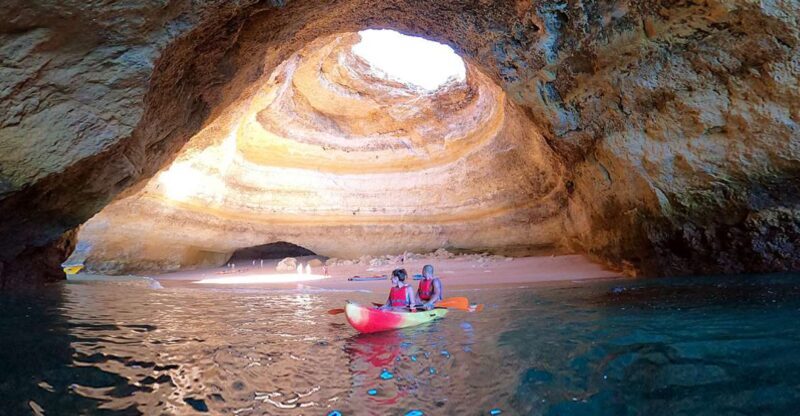 Benagil: Kayaking Adventure in Benagil Caves & Marinha Beach - The Route and Stops