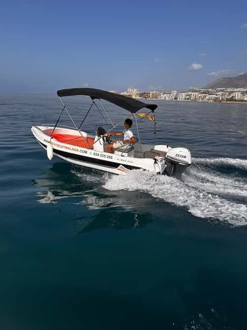 Benalmádena: Boat rentals without a license - The Sum Up
