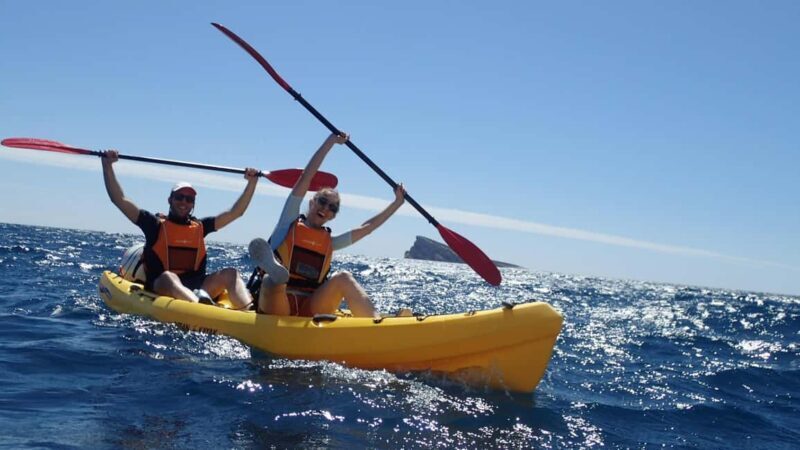 Benidorm: Guided Kayak Tour with Snorkeling and Photos - Key Points