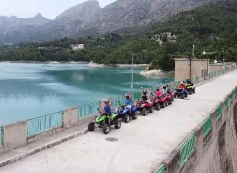 Benidorm: Two-seater quad bike tour with a stop at waterfalls for swimming - Key Points