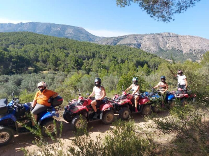 Benidorm: Two-seater quad bike tour with a stop at waterfalls for swimming - What to Expect from the Quad Bike Tour