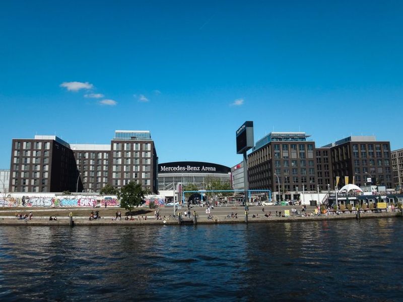 Berlin: 2.5-Hour East Side Boat Cruise with Commentary - Treptow Harbor, the Molecule Man, and Badeschiff’s river energy