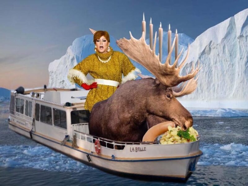 Berlin: Christmas cruise on the Spree with drag queen Audrey. - The atmosphere and group dynamics