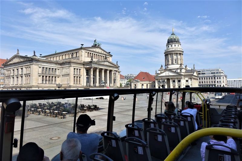Berlin: East and West Hop-On Hop-Off Bus Tour - Potsdamer Platz and Checkpoint Charlie: Modern Berlin Meets Cold War Imagery