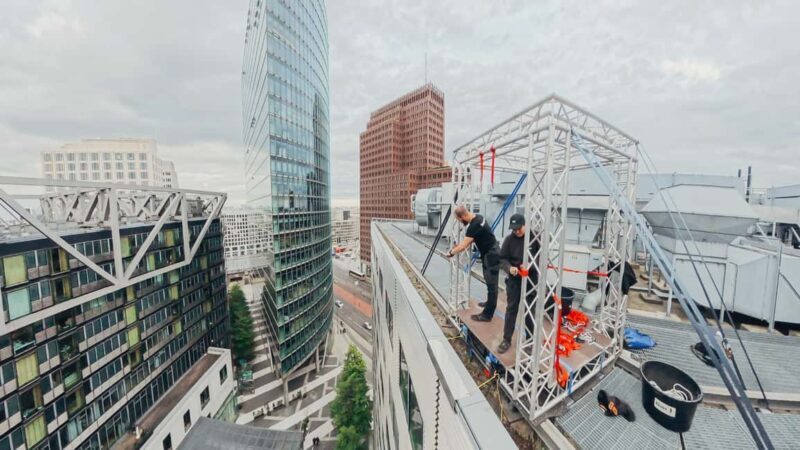 Berlin: House Running at "Das Center" Berlin 40m vertical! - Authentic Voices from Travelers