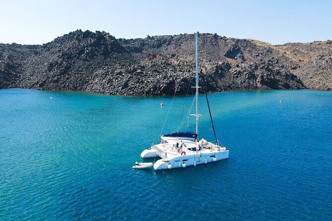 Best of Santorini Private Half-Day Catamaran Cruise with transfer and meal - The Itinerary in Detail