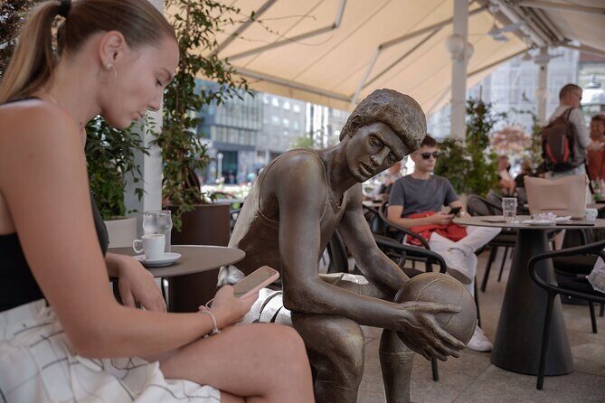 Best of Zagreb! Self-guided Waking tour Sit&Meet Croatian greats! - Cvjetni Square and Bogovieva Ulica