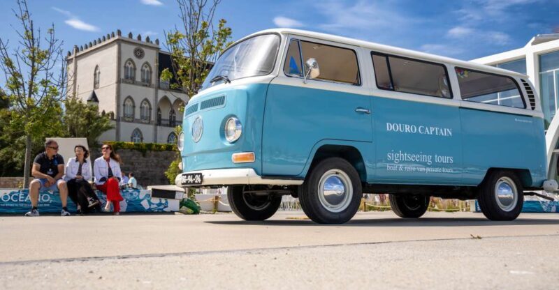 Best views to Porto from Gaia. VW Kombi tour with cocktail - An inviting way to see Gaia and Porto’s scenic coast