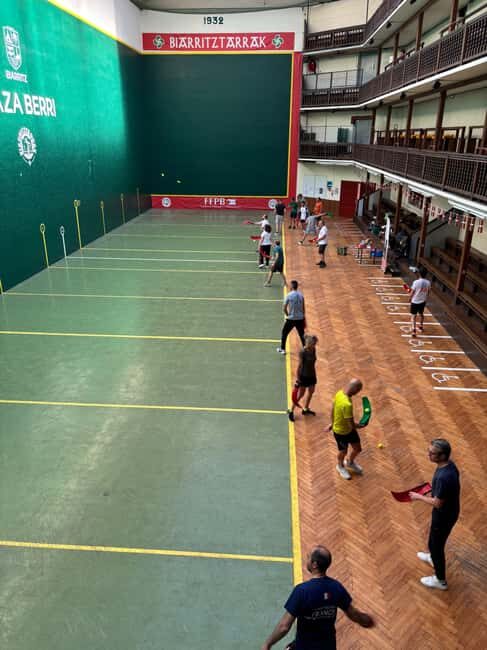 Biarritz: Introduction to Basque pelota with a pro player - Key Points