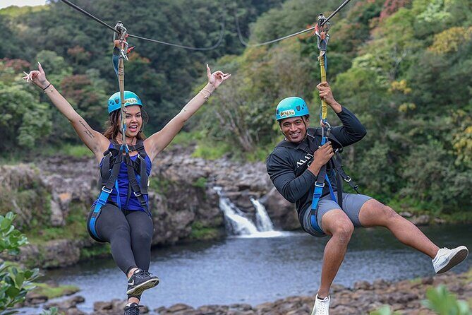 Big Island 9-Line Zipline Experience Plus Kayaking Tour - The Ziplining Experience in Detail