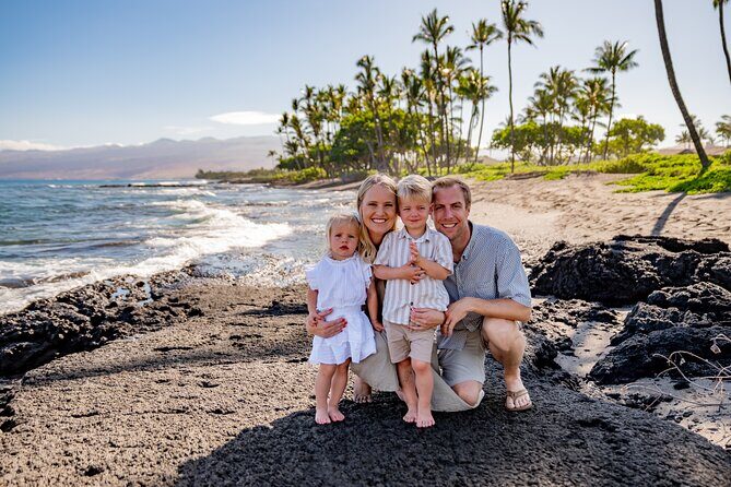 Big Island Photographer 45 minute beach portrait sessions - Key Points