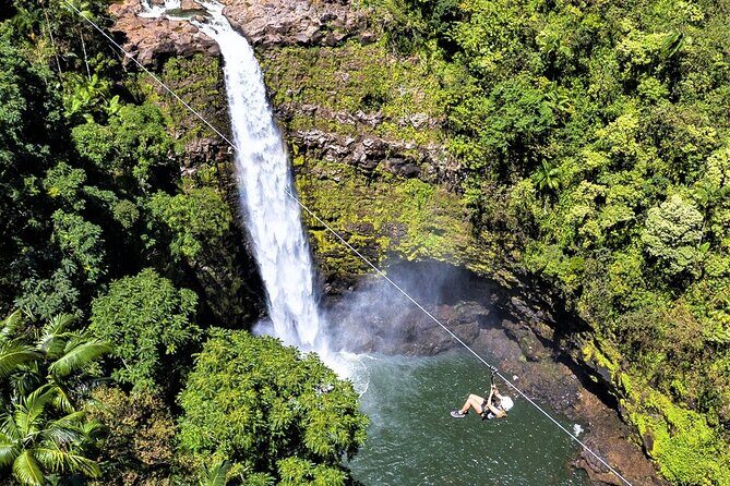 Big Island Zipline over KoleKole Falls w/ Hilo Cruise Ship Pickup - The Scenic Route: Hamakua Coast and Honomu Town
