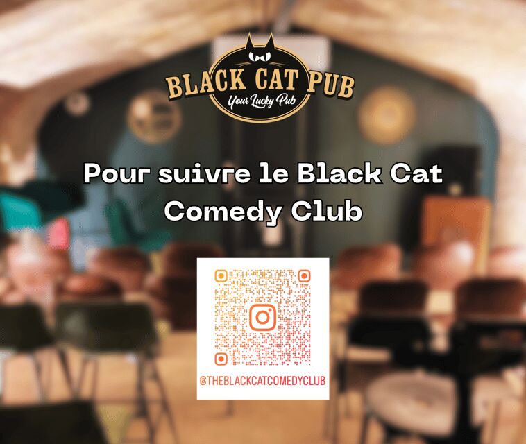 Black Cat Comedy Club - Black Cat Comedy Club: A Cozy Night of Laughter in Bordeaux