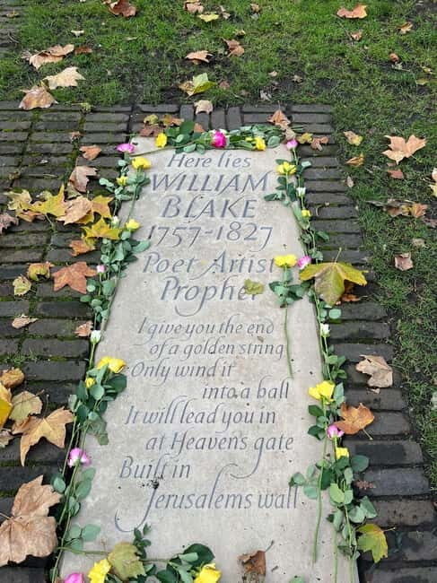 Blake & Defoe's London: Literary Tour & Writing Workshop - Key Points