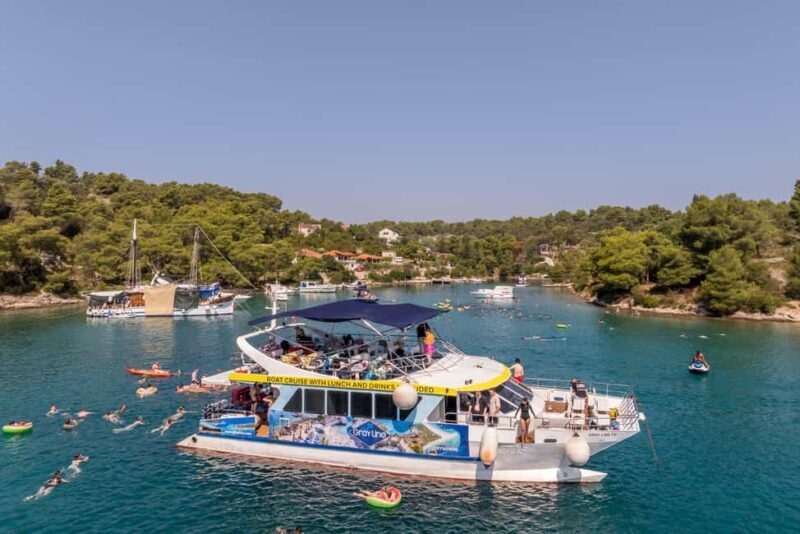 Blue Lagoon & Islands Day Cruise from Split with Lunch - Key Points