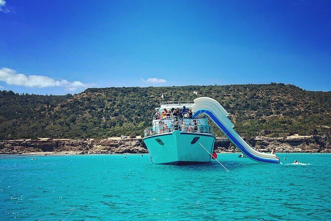 Blue Lagoon trip with slide & music departing from Latchi harbour - A Detailed Look at the Blue Lagoon Trip