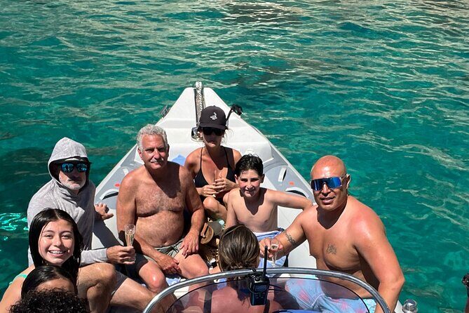 Boat excursion from Marina Piccola Cagliari with aperitif - Detailed Breakdown of the Itinerary