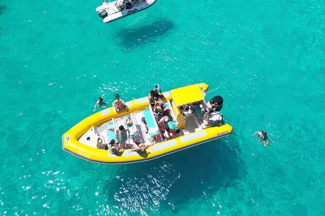 Boat tour Cala Figuera, Es Pontas, Caló de Moro, Cala Marmols - Key Points