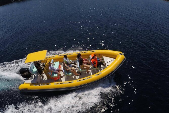 Boat tour Cala Figuera, Es Pontas, Caló de Moro, Cala Marmols - S’Almunia: A Hidden Treasure