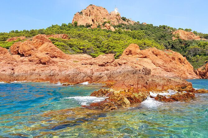 Boat tour from Fréjus - Calanques Estérel - 2h30 - Key Points
