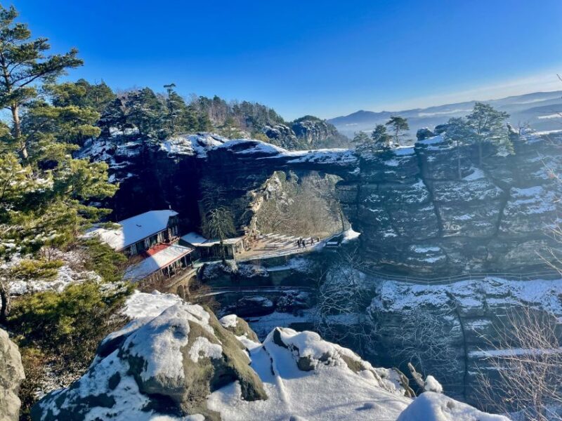 Bohemia & Saxon Switzerland Winter Day Tour from Prague - Key Points