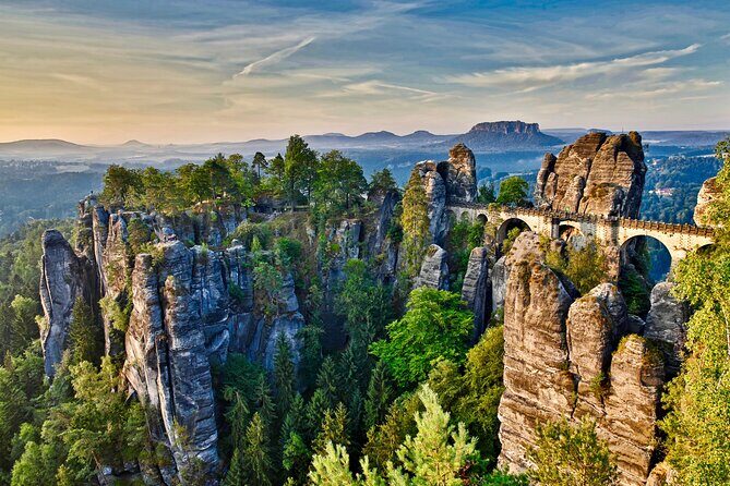Bohemian Switzerland From Prague with Brewery Tour & Beer Tasting - Exploring Tisa Rocks: A Fairy Tale Setting