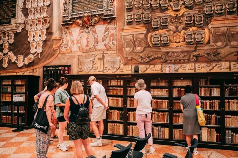 Bologna Walking tour with Tower Sky View and Archiginnasio - Practicalities and Considerations