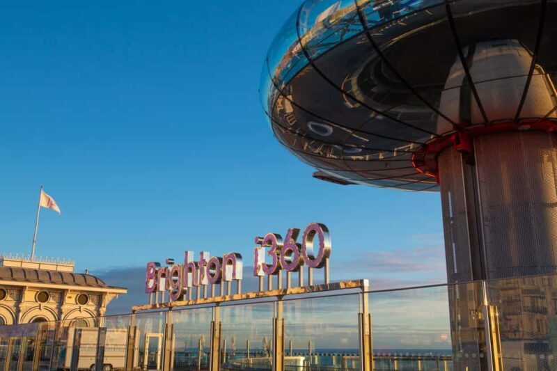 Brighton: i360 Entry & Champagne (Soft Drink for Under 18s) - Key Points