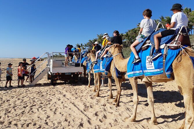 Broome Pre-sunset Camel Tour 30 minutes - Key Points