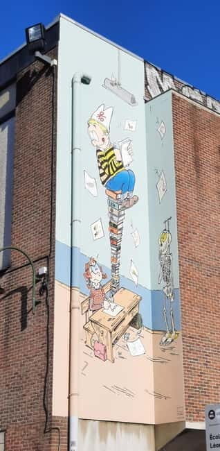 Brussels Walking tour Comic strip - Key Points