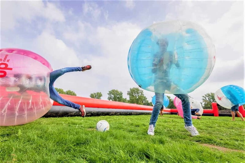 Bubble Football Game in Weesp - The Experience in Action