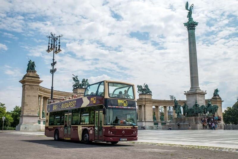 Budapest: Big Bus Hop-On Hop-Off Tour by Open-top Bus - Gellért Baths and the Buda Castle approach: the bus does the hard part