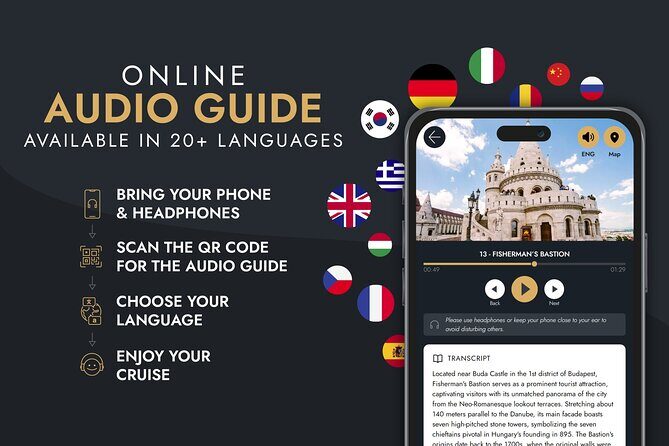 Budapest Historical Cruise with Welcome Frizzante & Audio Guide - Key Points