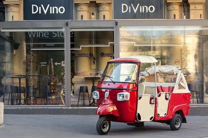 Budapest Private Tuk Tuk Tour with Wine Tasting and Cheese Platter - Key Points