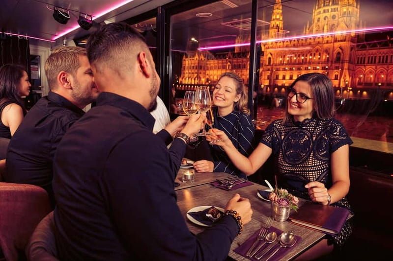 Budapest: Prosecco Dinner Cruise with Live Music - Vegetarian Option and On-Board Menu Details