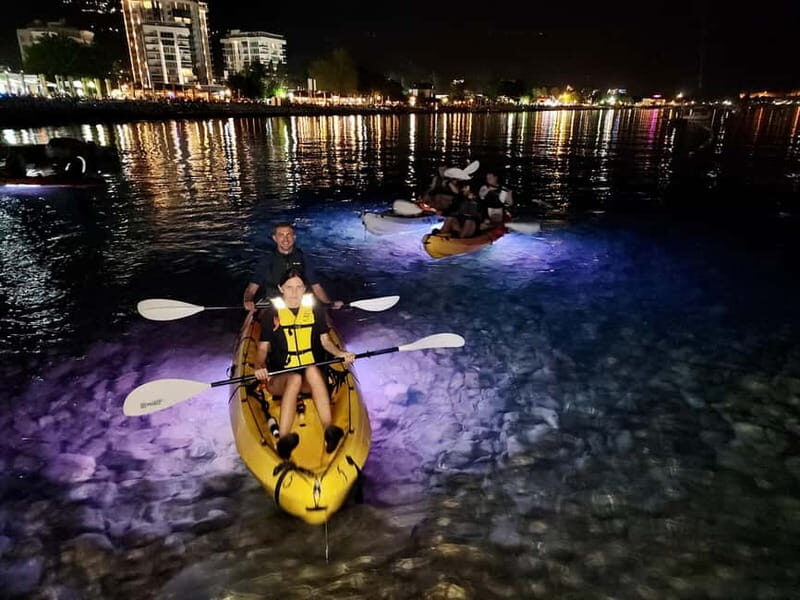 Budva: 2-Hour «Night Lights» Kayak Tour - Key Points:
