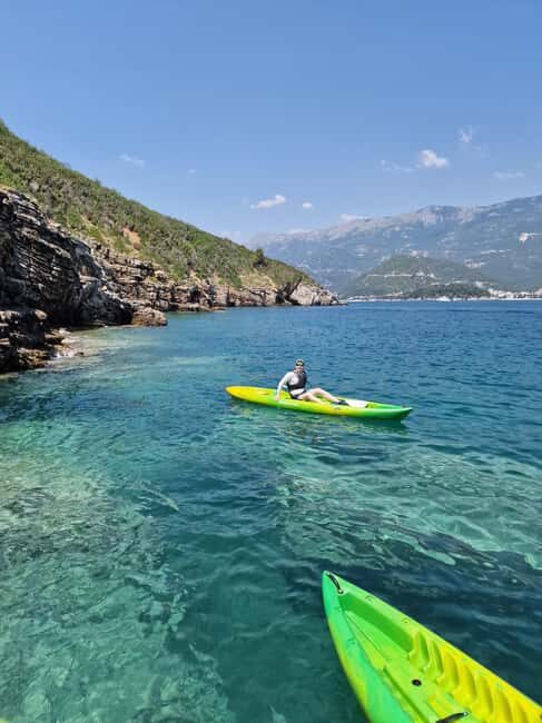 Budva: small group kayak tour to Sv.Nikola island caves - What You Can Expect from the Tour