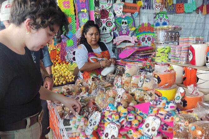 Build a Day of the Dead and Shopping Offering on the market. - Key Points