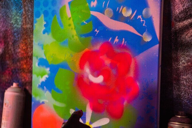 BYOB Spray Paint 'n' Sip at Studio W.I.P. Chicago - What to Expect from the Urban Art Workshop in Chicago