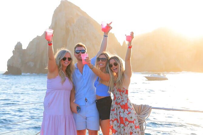 Cabo Sunset Catamaran Cruise: El Arco & Open Bar Experience - The Sum Up