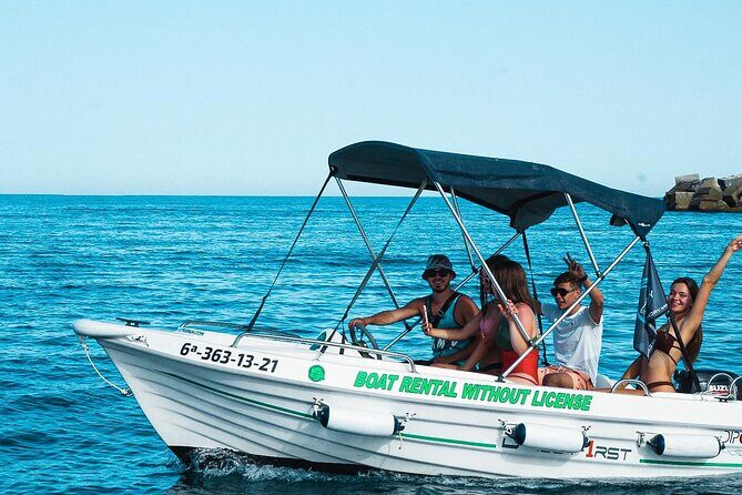 Cabopino Boat rental without license from 1 to 4 hours - Flexibility and Self-Guided Sailing