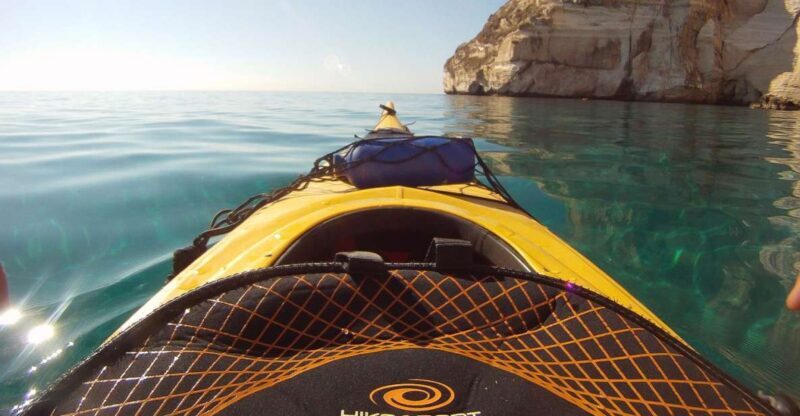 Cagliari: Exclusive small group Kayak tour at Devil"s Saddle - The Route in Detail