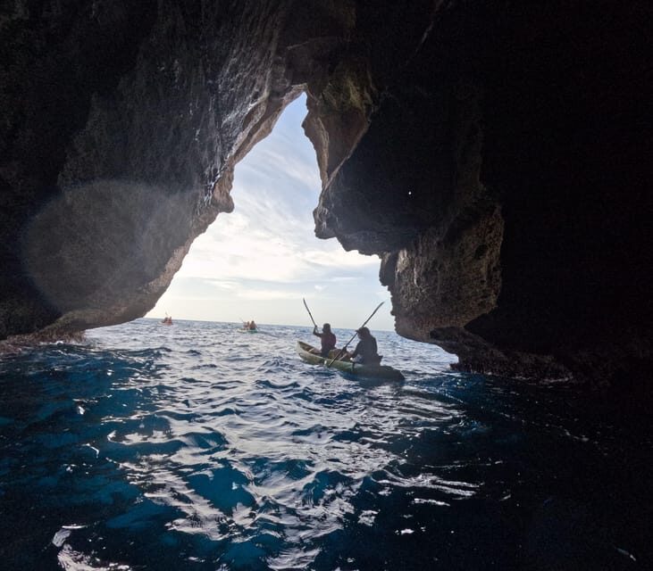 Cala en Porter: Menorca Caves Kayaking Tour & GoPro Photos - Key Points