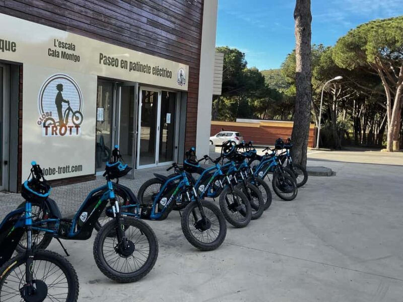Cala Montgó, L'Escala: Guided tour on an all-terrain electric scooter - Key Points