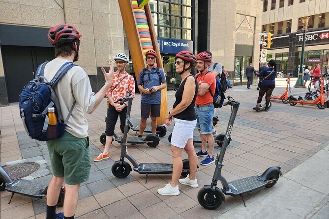 Calgary City Highlights 2 Hour E-Scooter Tour - What to Expect at Each Stop