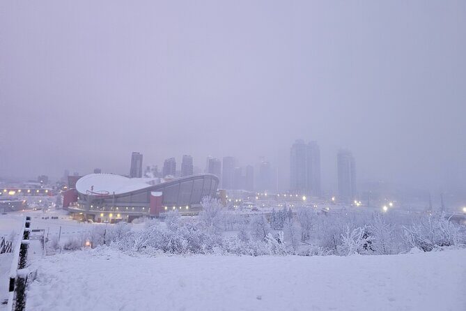 Calgary City Tour and Yamnuska Wolfdog Sanctuary Private Tour - Heritage Park and Ghost Lake: Scenic and Cultural Stops