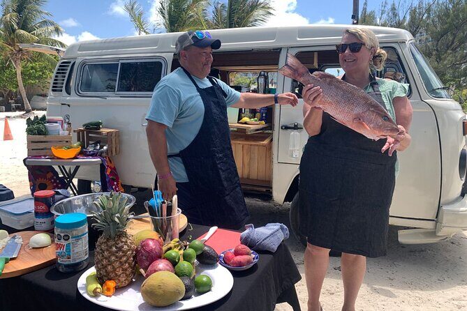 Cancun Beach Seafood Barbecue Class in a Kombi - Cancun Beach Seafood Barbecue Class in a Kombi: A Genuine Look