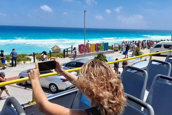 Cancun City Sightseeing and Shopping Tour on a Double Decker bus - Tequila Tasting and Local Flavors